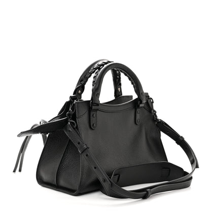 Balenciaga Grained Calfskin Neo Classic Black Hardware XS City Black 3 of 10