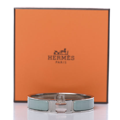 Hermes Enamel Narrow Clic Clac H Bracelet PM Lagon 5 of 5