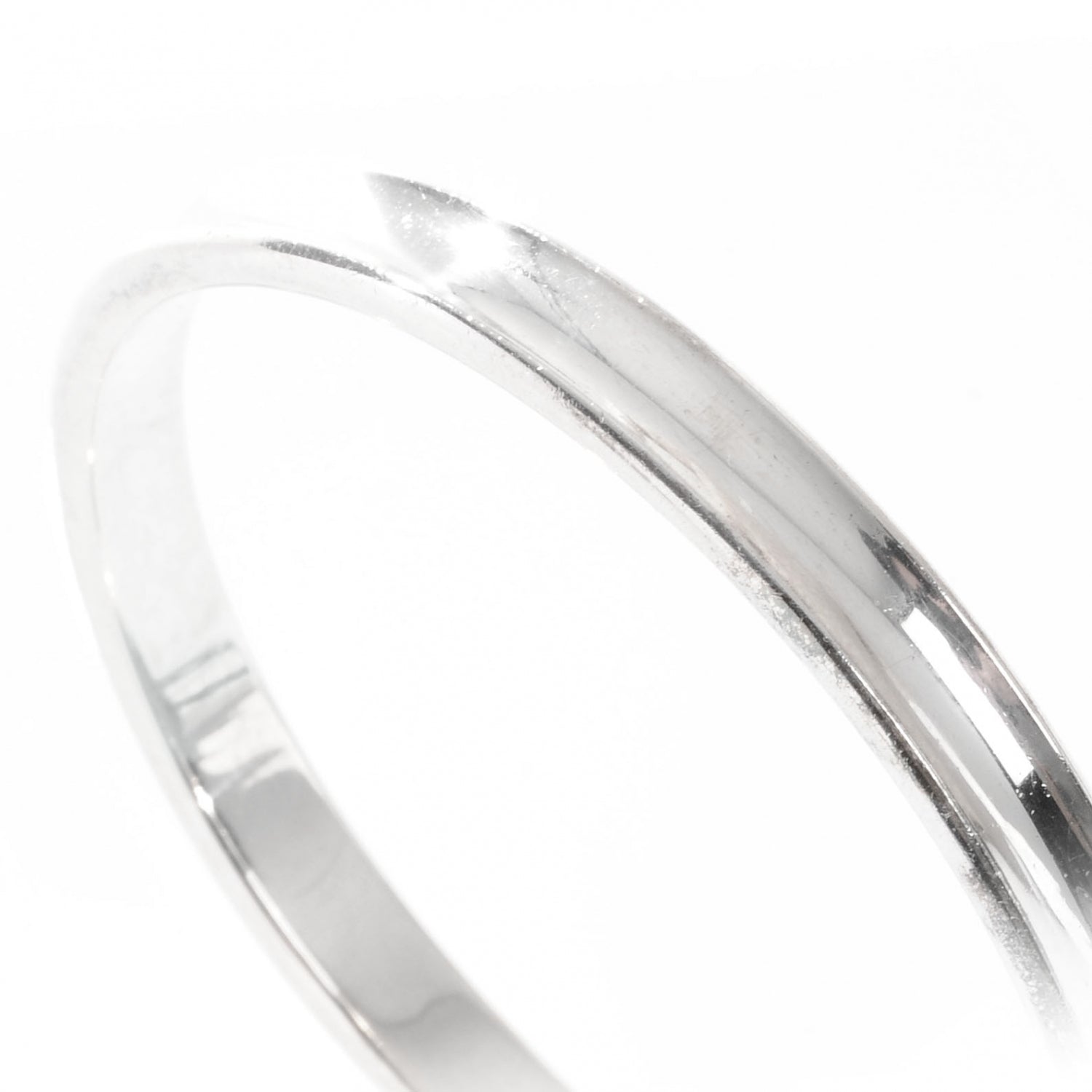 Tiffany Sterling Silver 1837 Bangle Bracelet 5 of 6