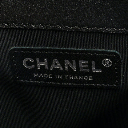 Chanel Calfskin Enchained New Medium Boy Flap Black 6 of 10