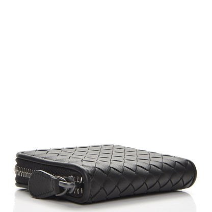 Bottega Veneta Nappa Intrecciato Zip Around Coin Purse Nero Black 4 of 8