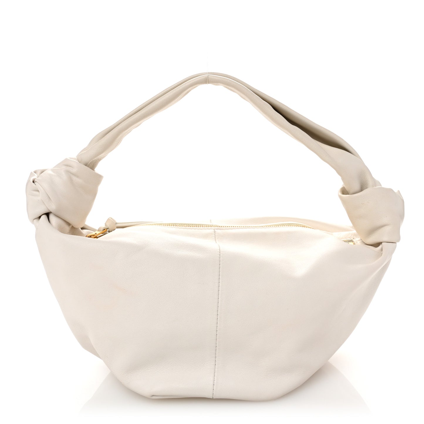 Calfskin Mini Double Knot Bag White