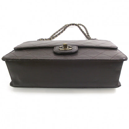 Chanel Lambskin Medium Flap Dark Brown 4 of 12