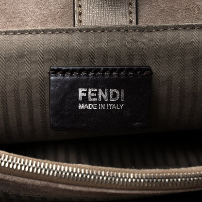 Fendi Vitello Elite Flamingo Petite 2Jours Tote Seppia 6 of 11