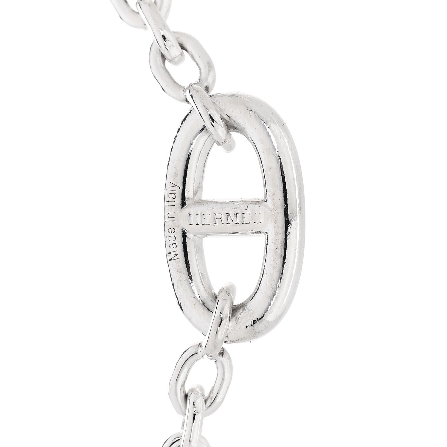 Hermes Sterling Silver Farandole Bracelet LG 3 of 4