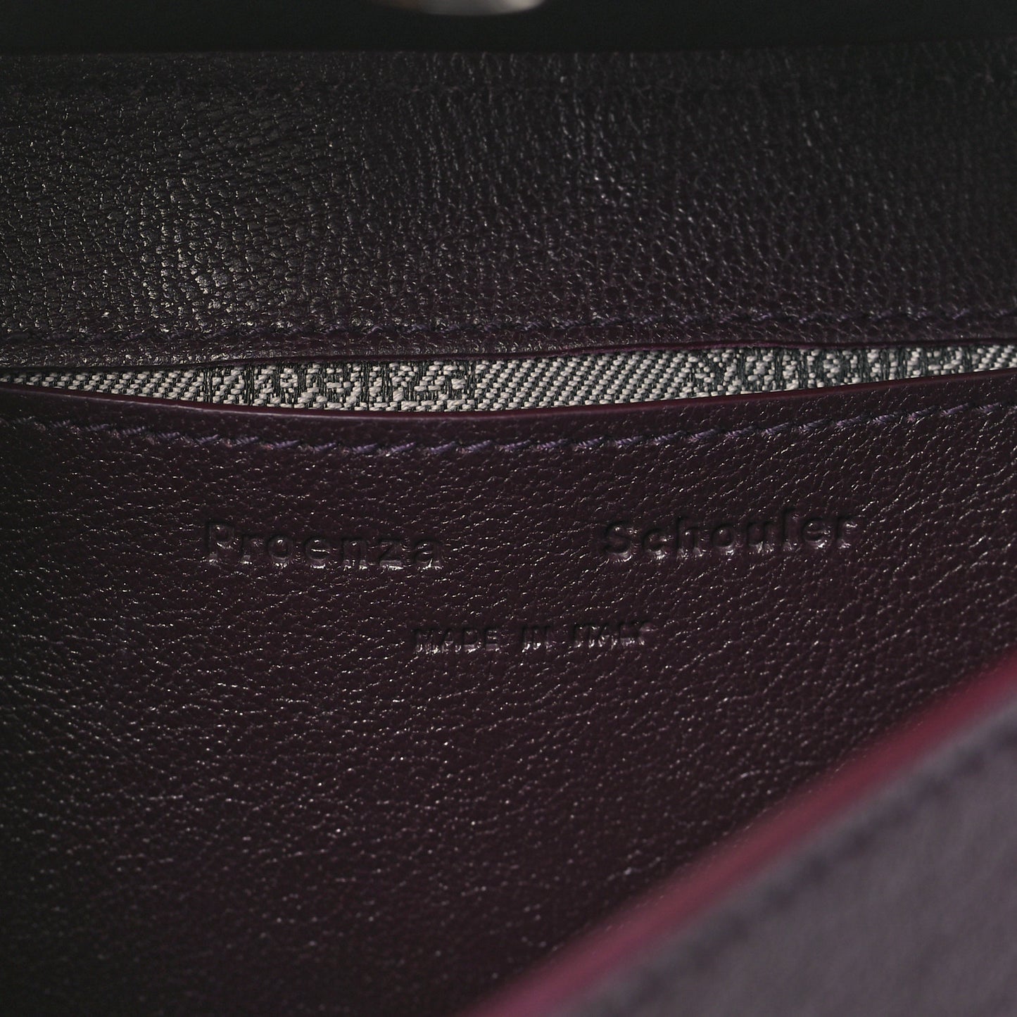 Lambskin PS1 Mini Crossbody Bag Oxblood