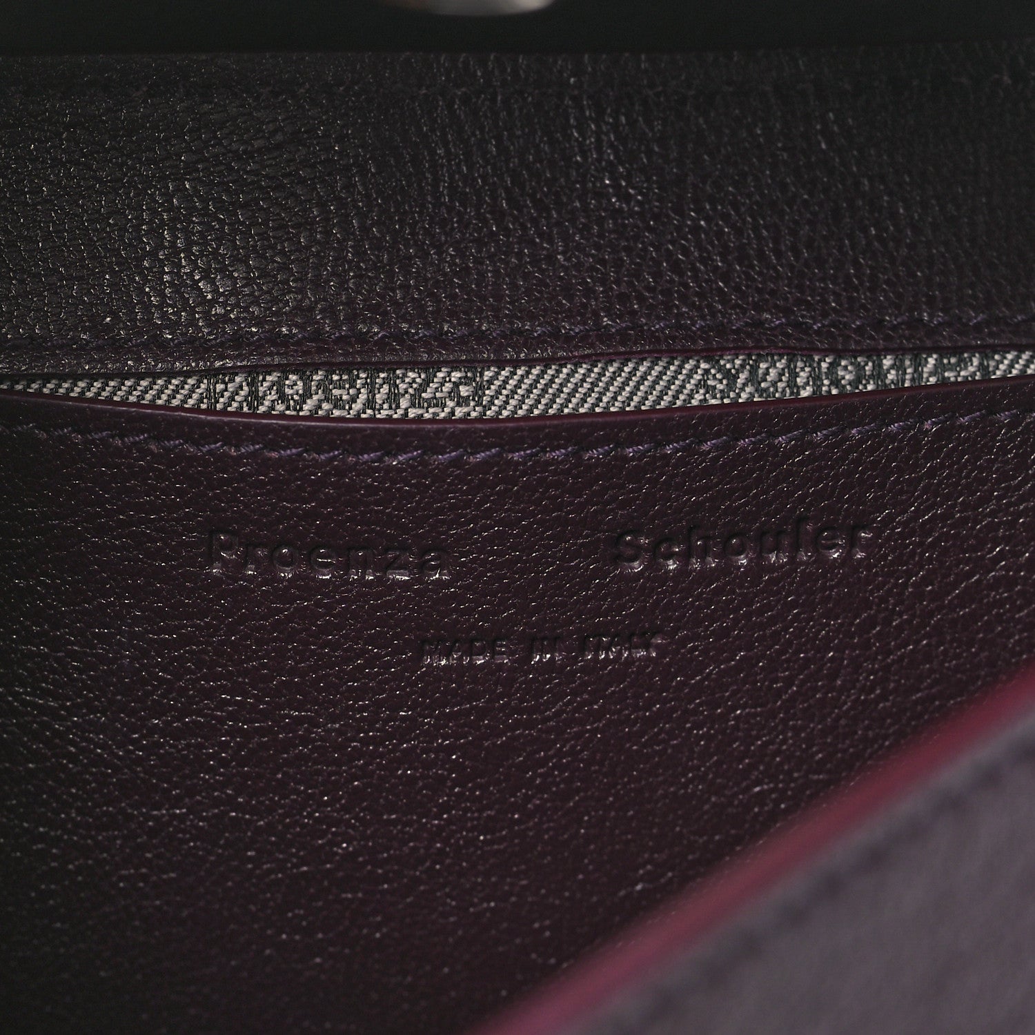 Proenza Schouler Lambskin PS1 Mini Crossbody Bag Oxblood 6 of 9