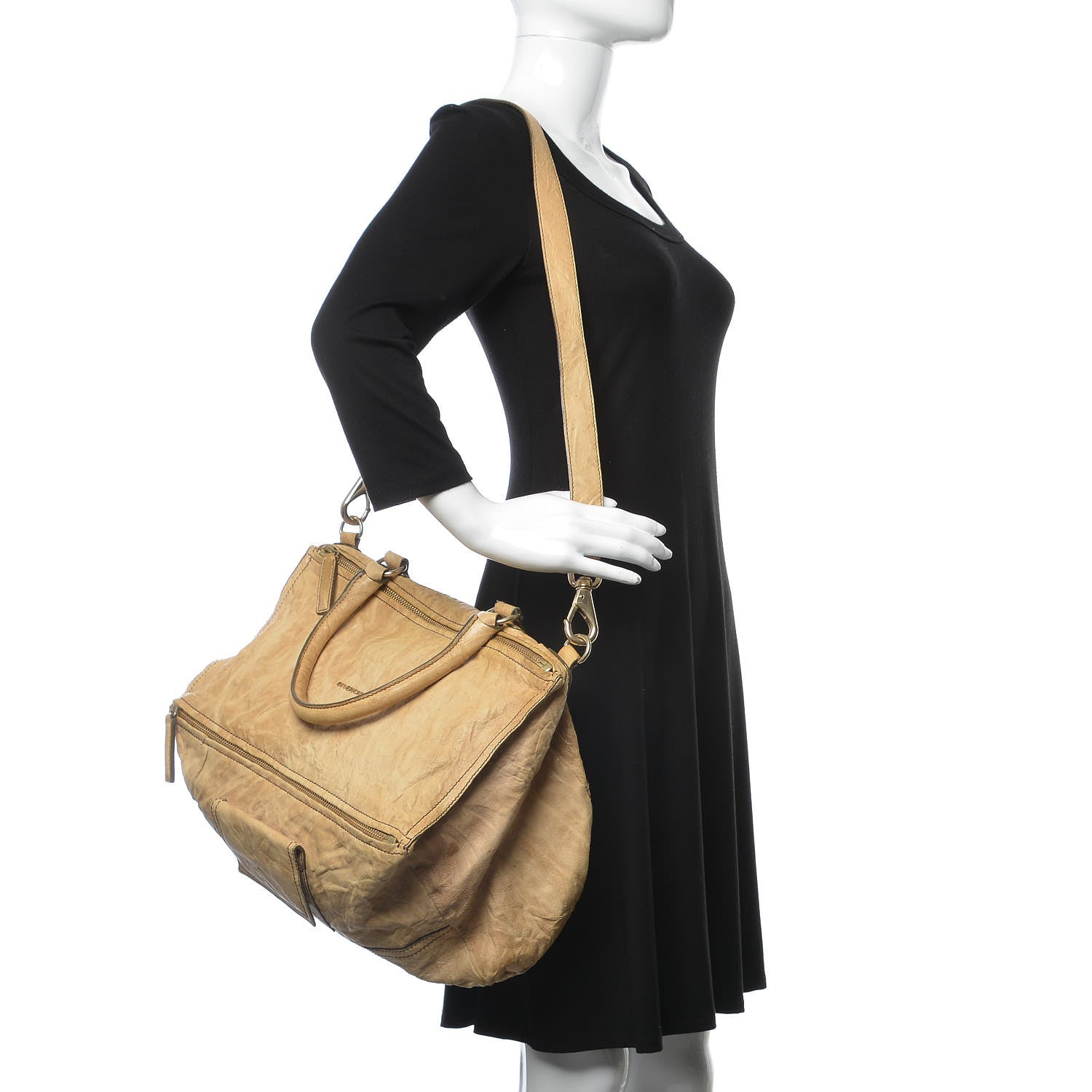 Givenchy Tumbled Sheepskin Large Pandora Beige 3 of 15