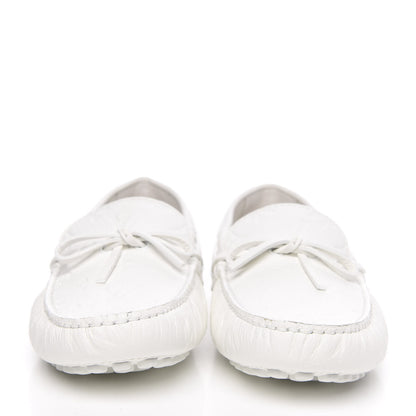 Louis Vuitton Empreinte Arizona Car Shoe Moccasin Loafers 7.5 White 2 of 8