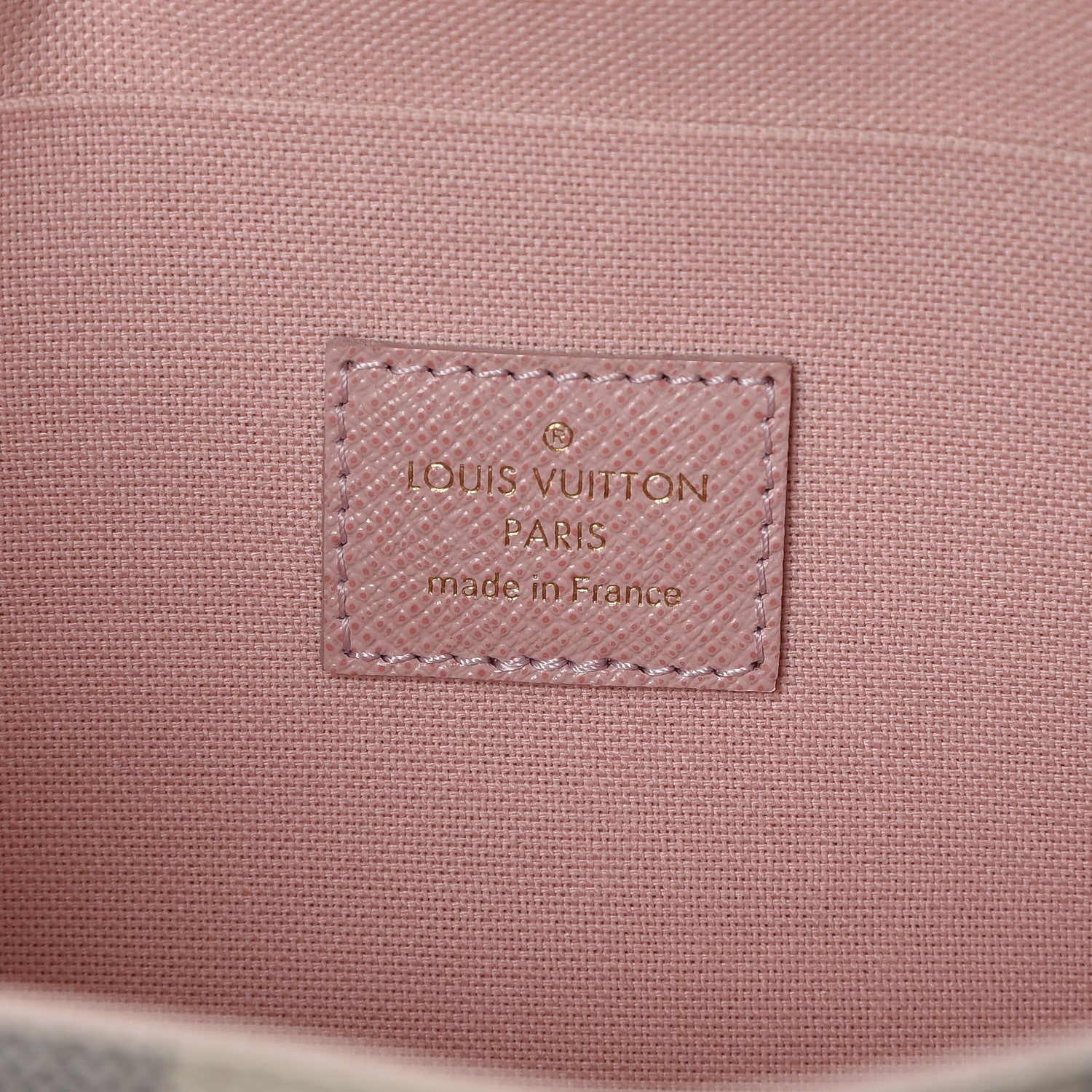 Louis Vuitton Damier Azur Pochette Felicie Chain Wallet Rose Ballerine 8 of 11