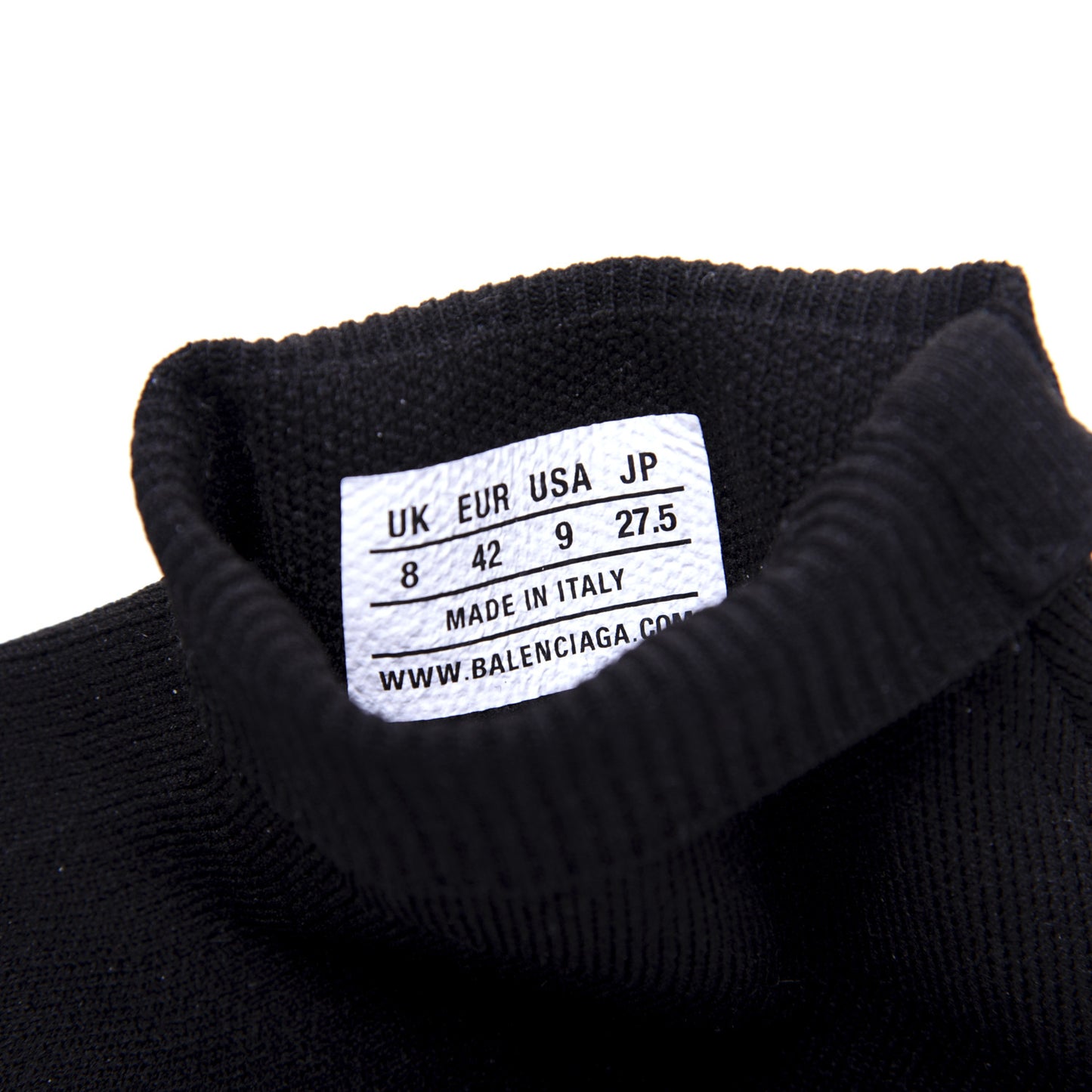 Technical 3D Recycled Knit Mens Speed 2.0 Sneakers 42 Monocolor Black