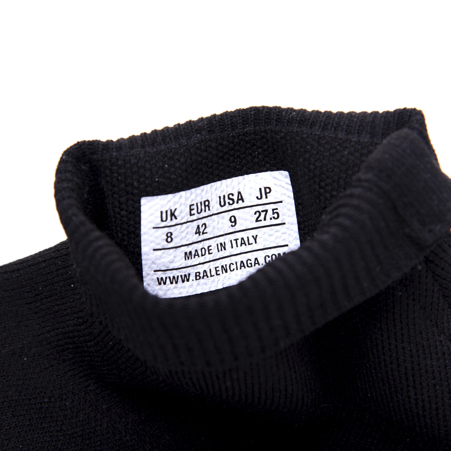 Balenciaga Technical 3D Recycled Knit Mens Speed 2.0 Sneakers 42 Monocolor Black 8 of 11