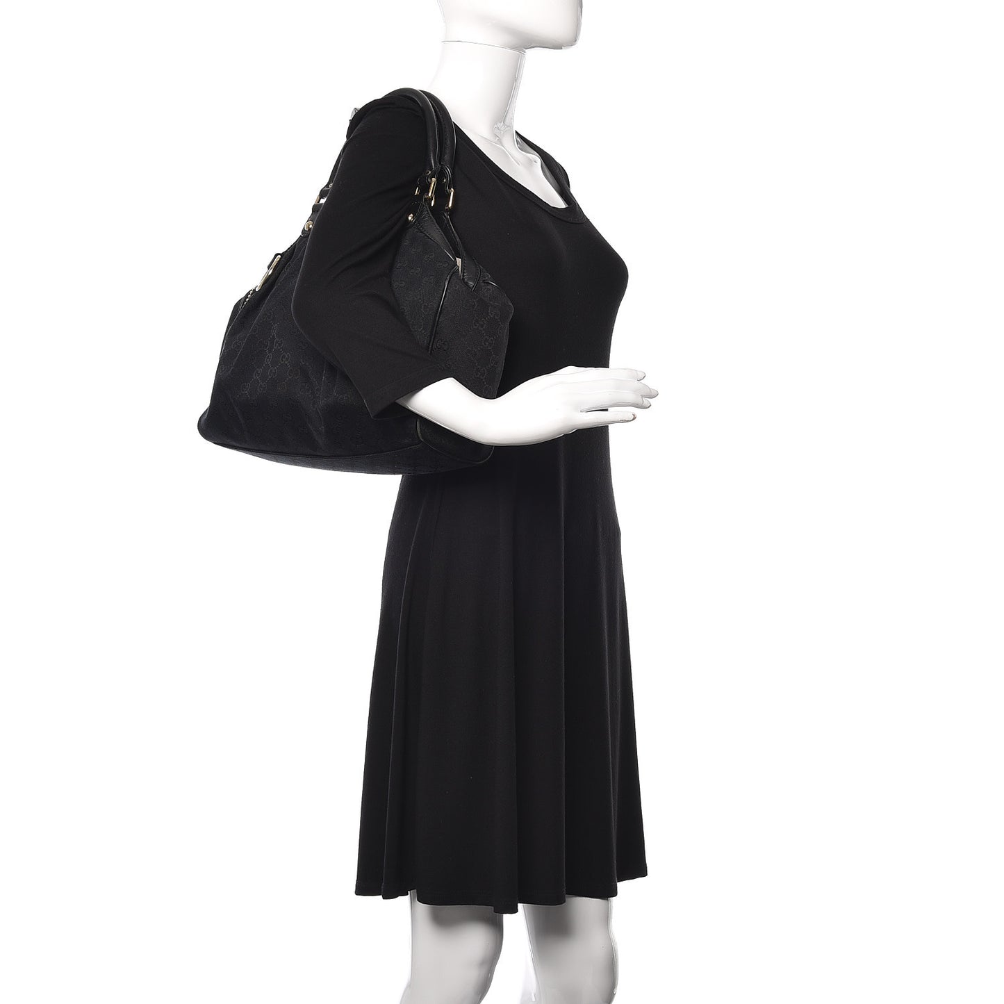 Monogram Medium Sukey Black