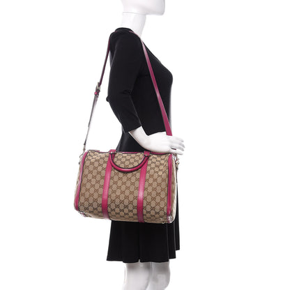 Gucci Monogram Medium Joy Boston Pink 3 of 13