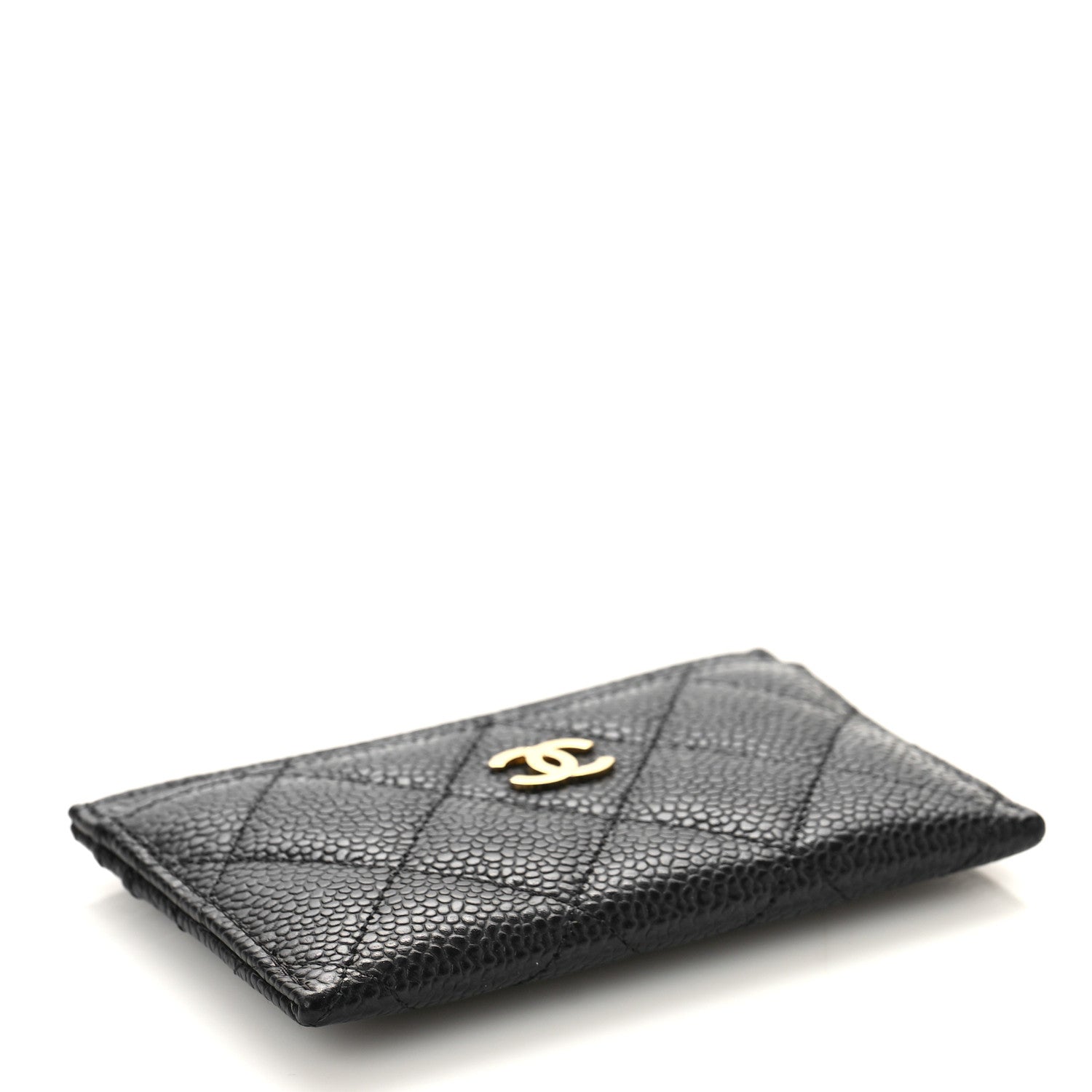 Chanel Caviar Quilted Card Holder Black 7 of 9