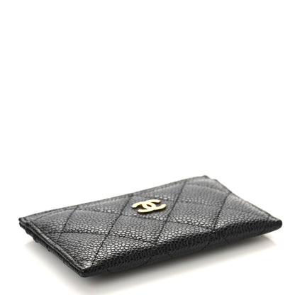 Chanel Caviar Quilted Card Holder Black 7 of 9