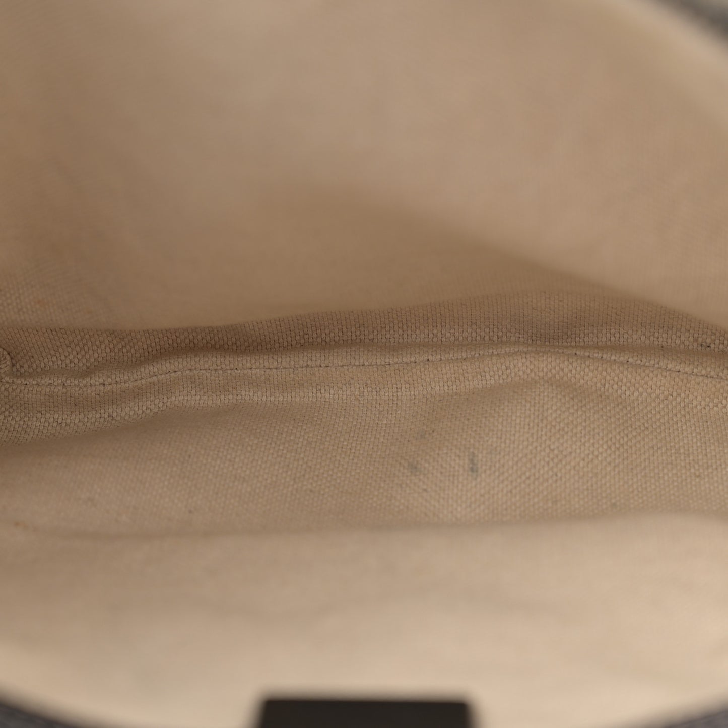 GG Supreme Monogram Small Flat Side Zip Messenger Bag Beige Blue