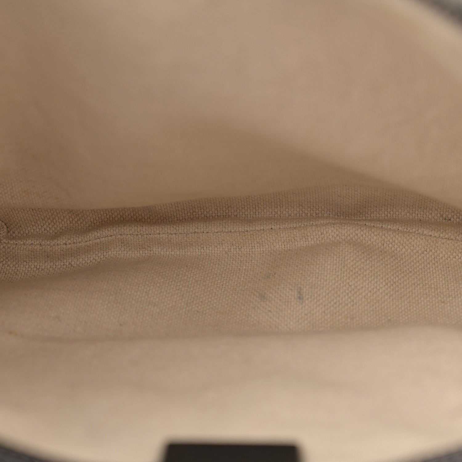 Gucci GG Supreme Monogram Small Flat Side Zip Messenger Bag Beige Blue 5 of 11