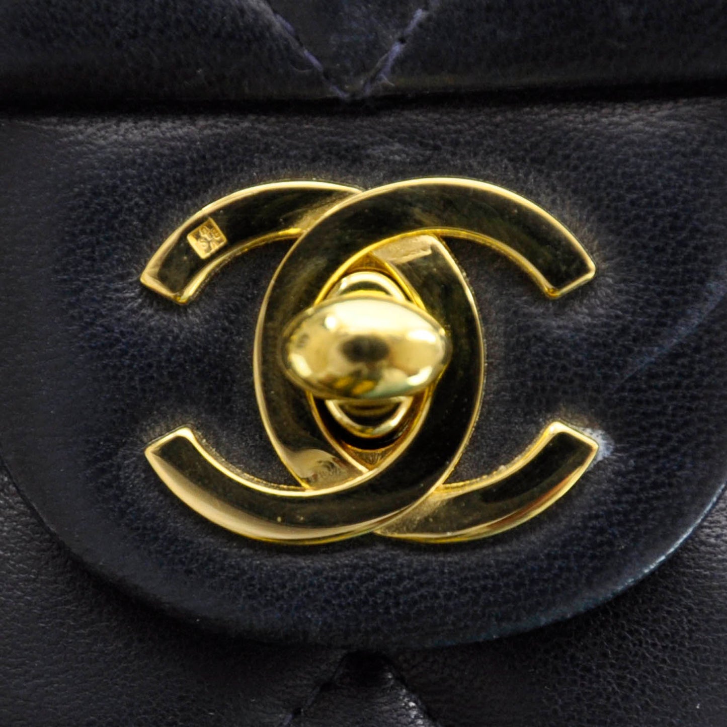 Lambskin Mini Flap Navy