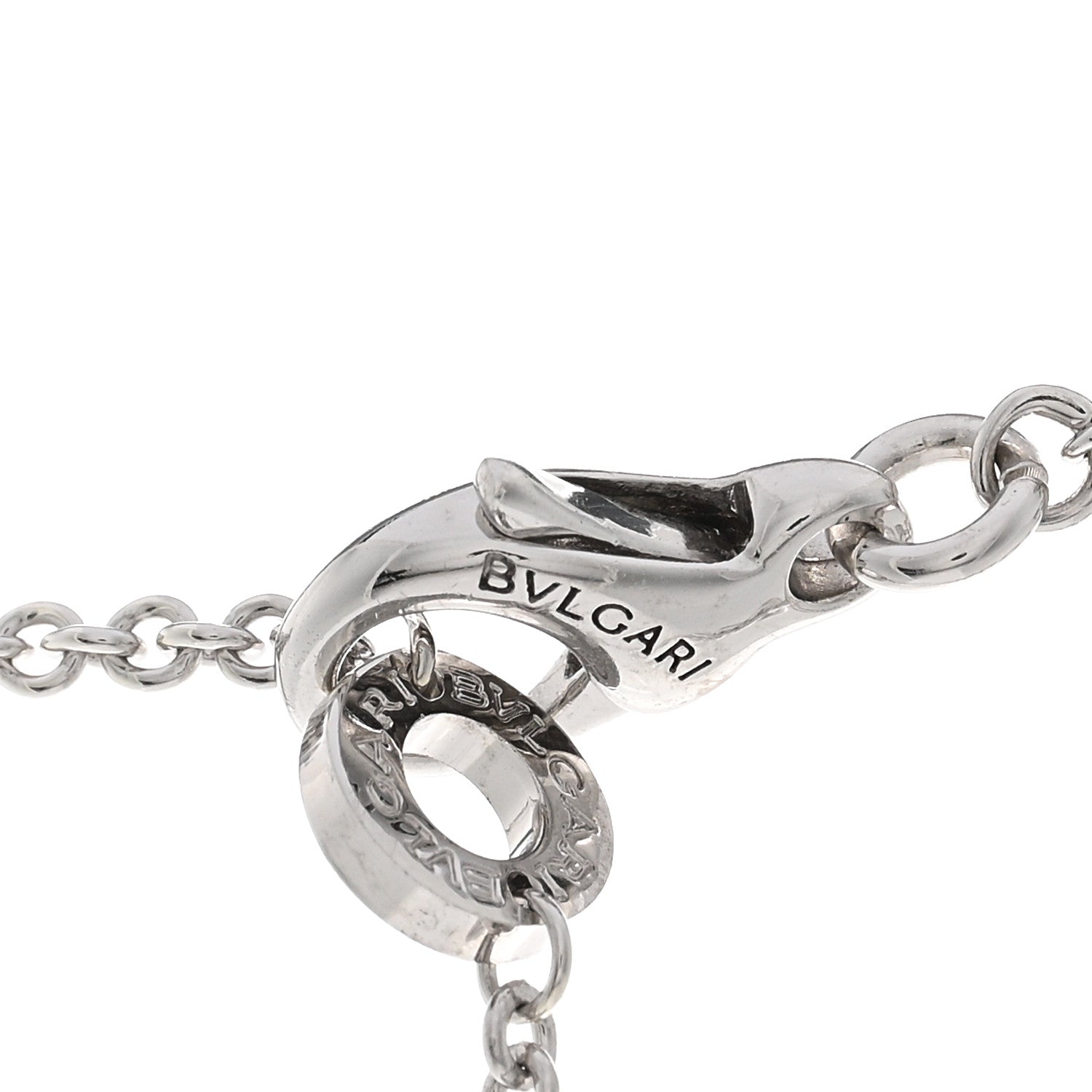 Bulgari Sterling Silver Ceramic Save The Children Pendant Necklace
