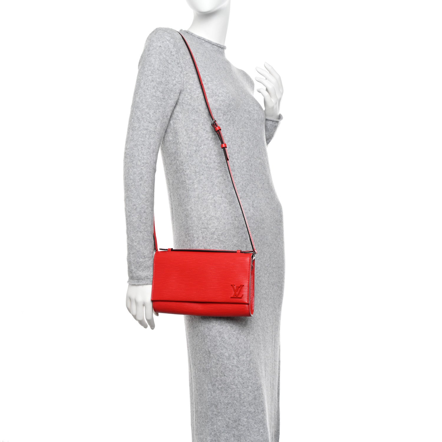 Louis Vuitton Epi Clery Coquelicot 2 of 9