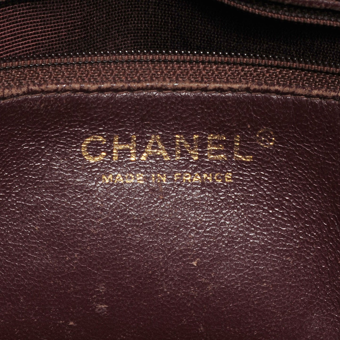 Caviar Medallion CC Tote Dark Brown