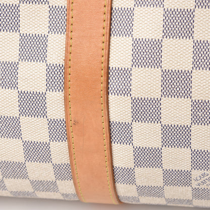 Louis Vuitton Damier Azur Keepall 50 11 of 13