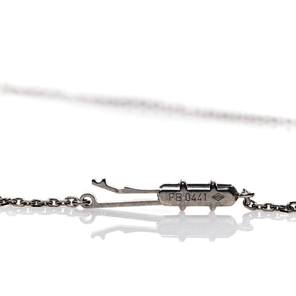 Cartier 18K White Gold Medium Hearts and Symbols Necklace 6 of 6