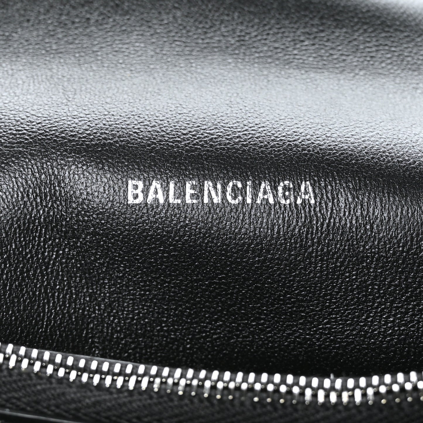 Crushed Calfskin Quilted Matte Black Hardware Medium Crush Chain Bag Black