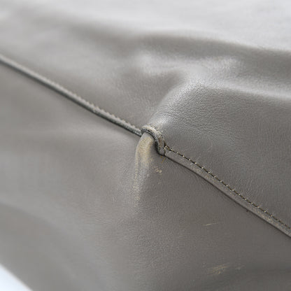 Celine Calfskin Clasp Vertical Cabas Grey 9 of 15