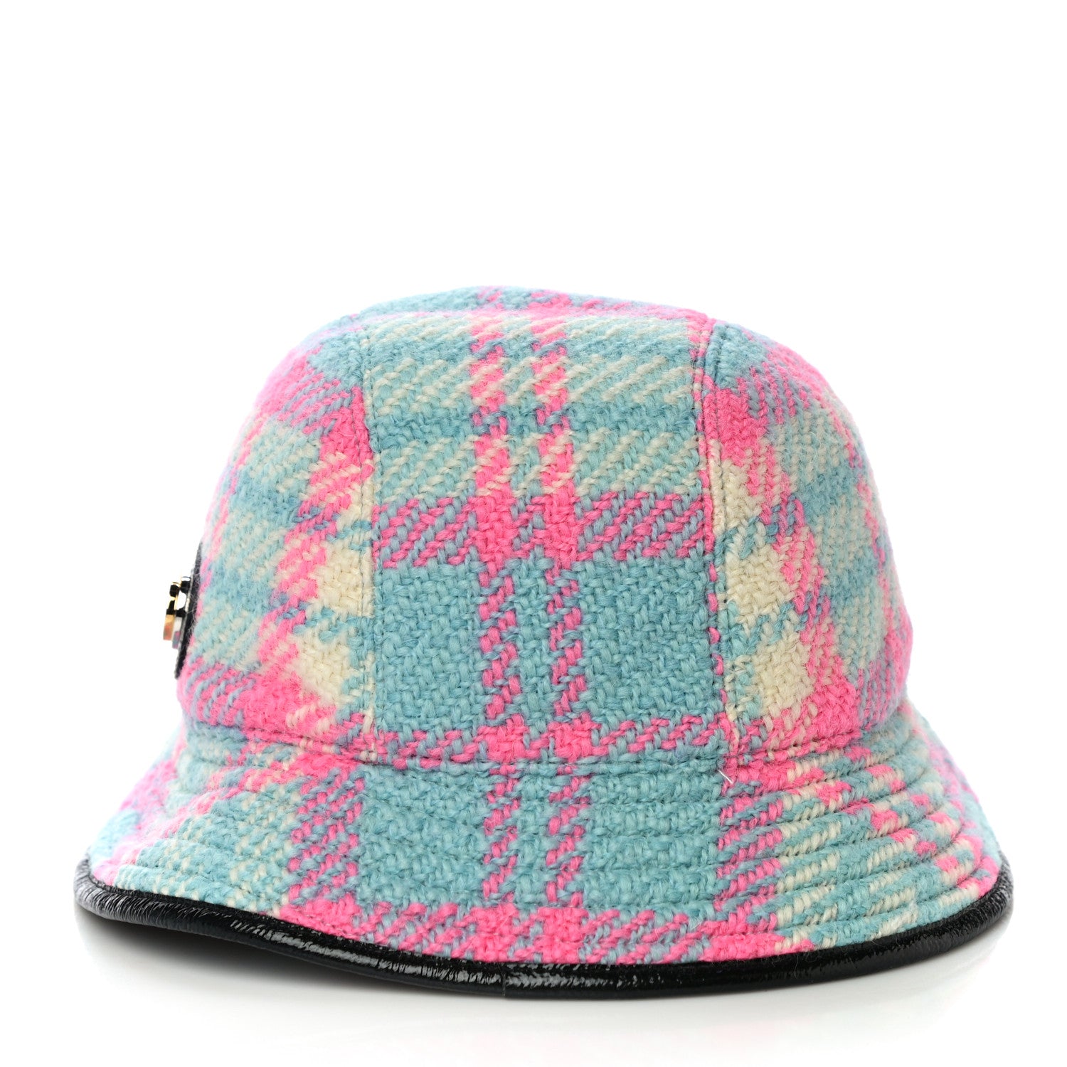 Gucci Vintage Tweed Check Bucket Hat XS Pastel 3 of 7