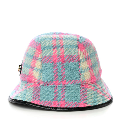 Gucci Vintage Tweed Check Bucket Hat XS Pastel 3 of 7