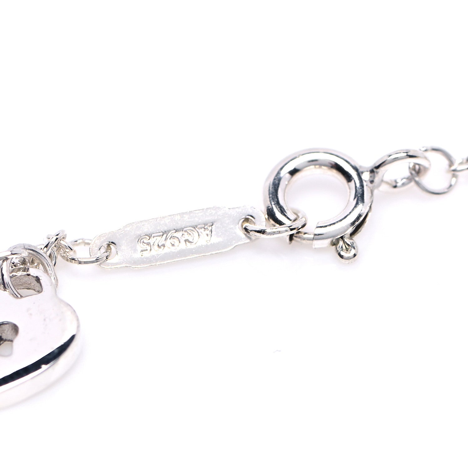 Tiffany Sterling Silver Enamel Love Notes Charm Bracelet Blue 5 of 6