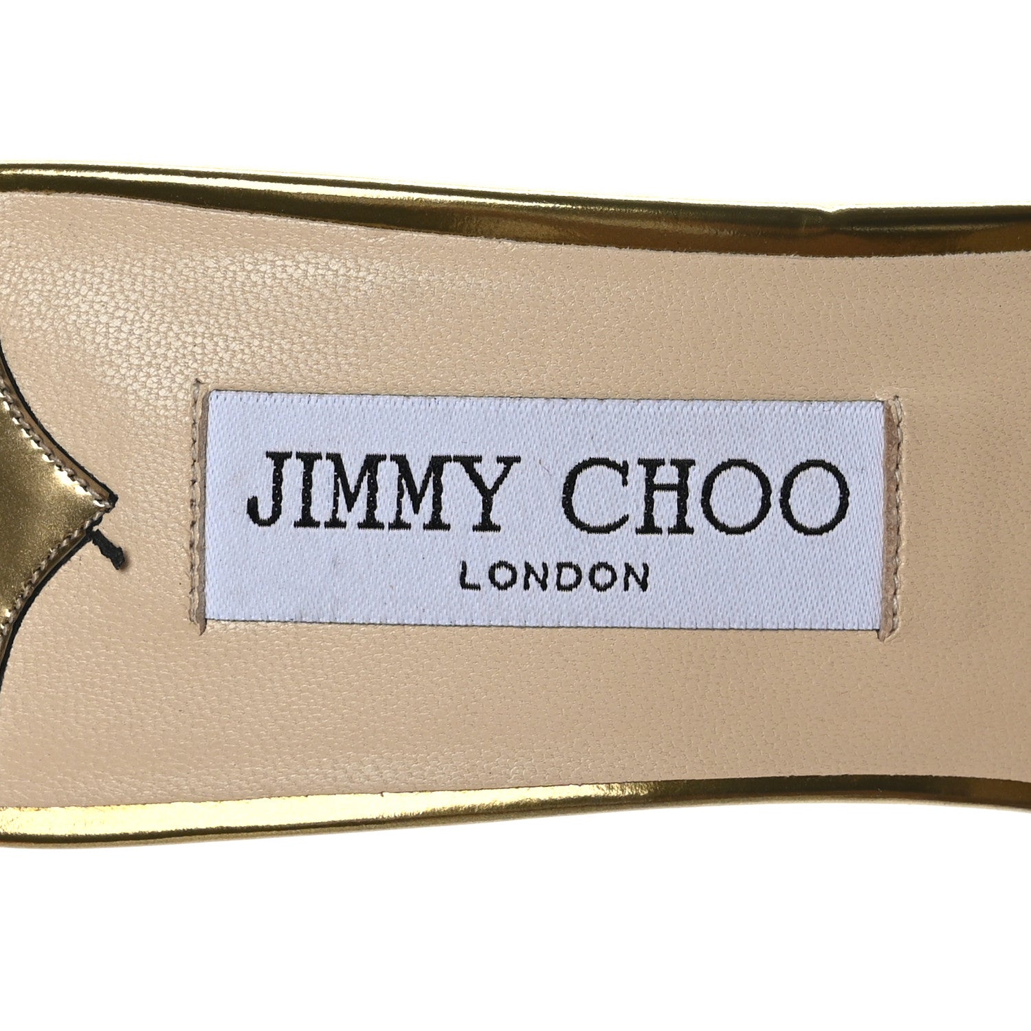 Jimmy Choo Calfskin Net Embossed DeeDee Platform Sandals 39.5 Gold 6 of 7