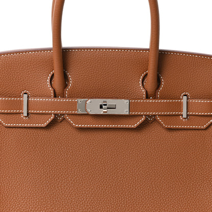 Hermes Togo BIRKIN 30 Gold 7 of 10