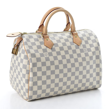 Louis Vuitton Damier Azur Speedy 30 2 of 10