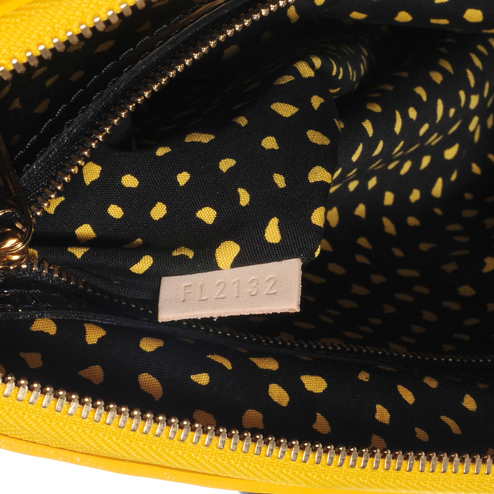 Louis Vuitton Vernis Kusama Infinity Dots Lockit MM Yellow 7 of 7