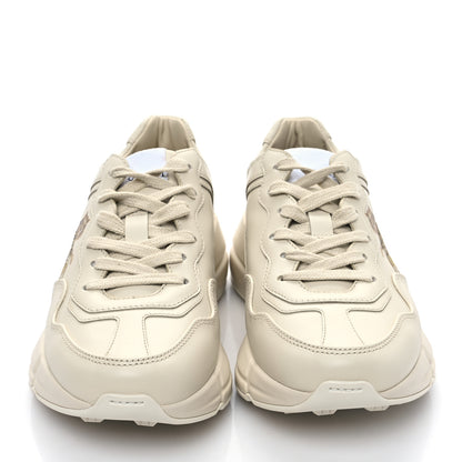 Gucci Calfskin Tiger Rhyton Sneakers 36.5 Ivory 2 of 10