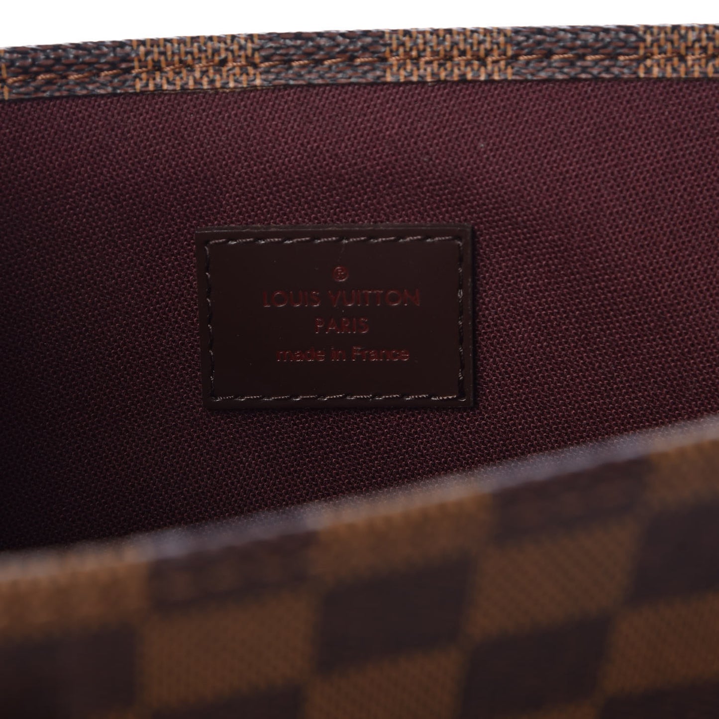 Damier Ebene Sac Plat PM