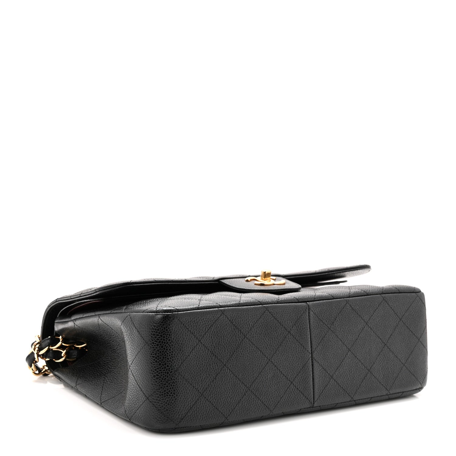 Chanel Caviar Quilted Jumbo Double Flap Black 4 of 10