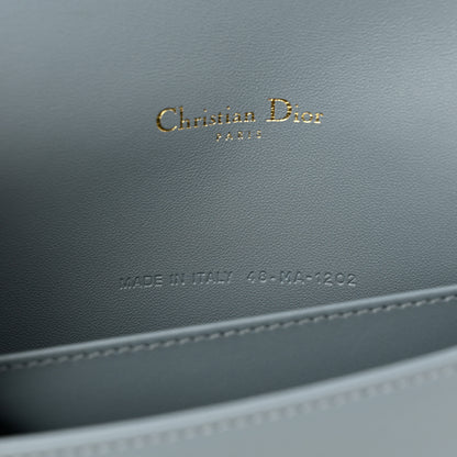 Christian Dior Lambskin Cannage Lady Dior Chain Wallet Cloud Blue 8 of 10