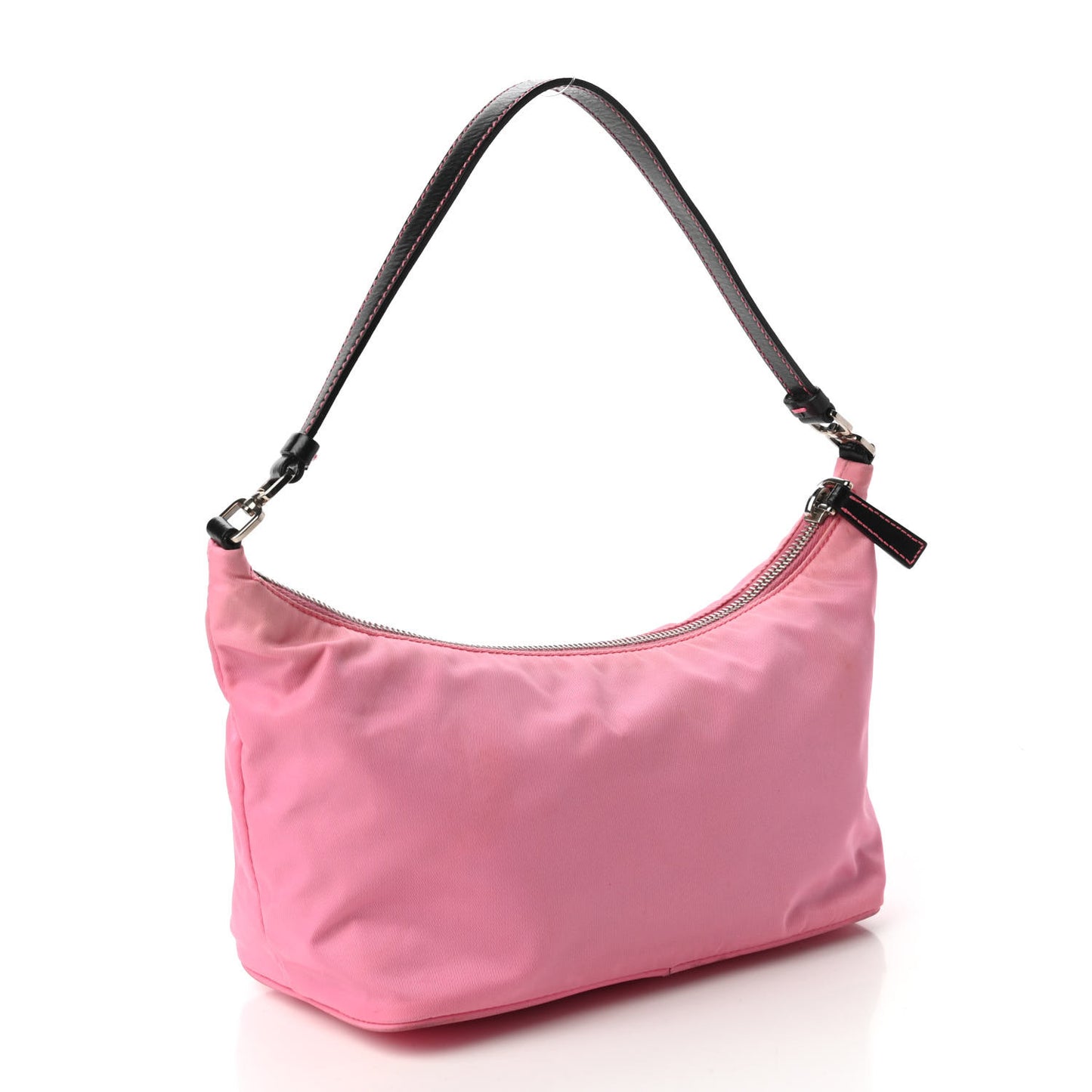 Tessuto Nylon Pochette Bag Begonia