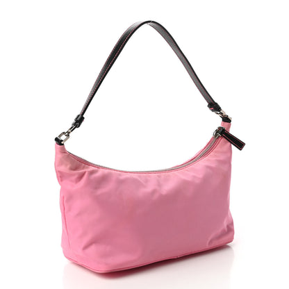 Prada Tessuto Nylon Pochette Bag Begonia 3 of 10