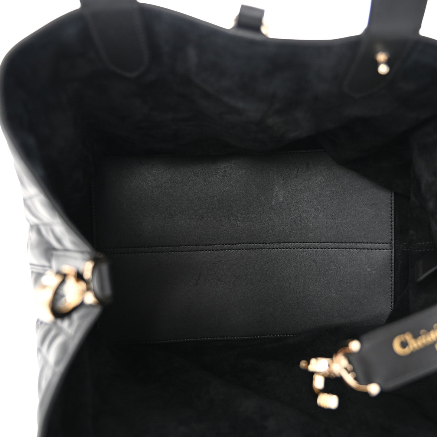 Calfskin Macrocannage Medium Toujours Black