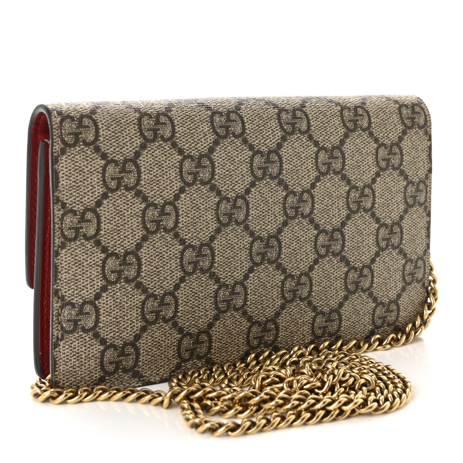 Gucci GG Supreme Monogram Mini Cherry Chain Bag 3 of 9