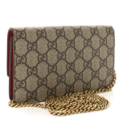 Gucci GG Supreme Monogram Mini Cherry Chain Bag 3 of 9