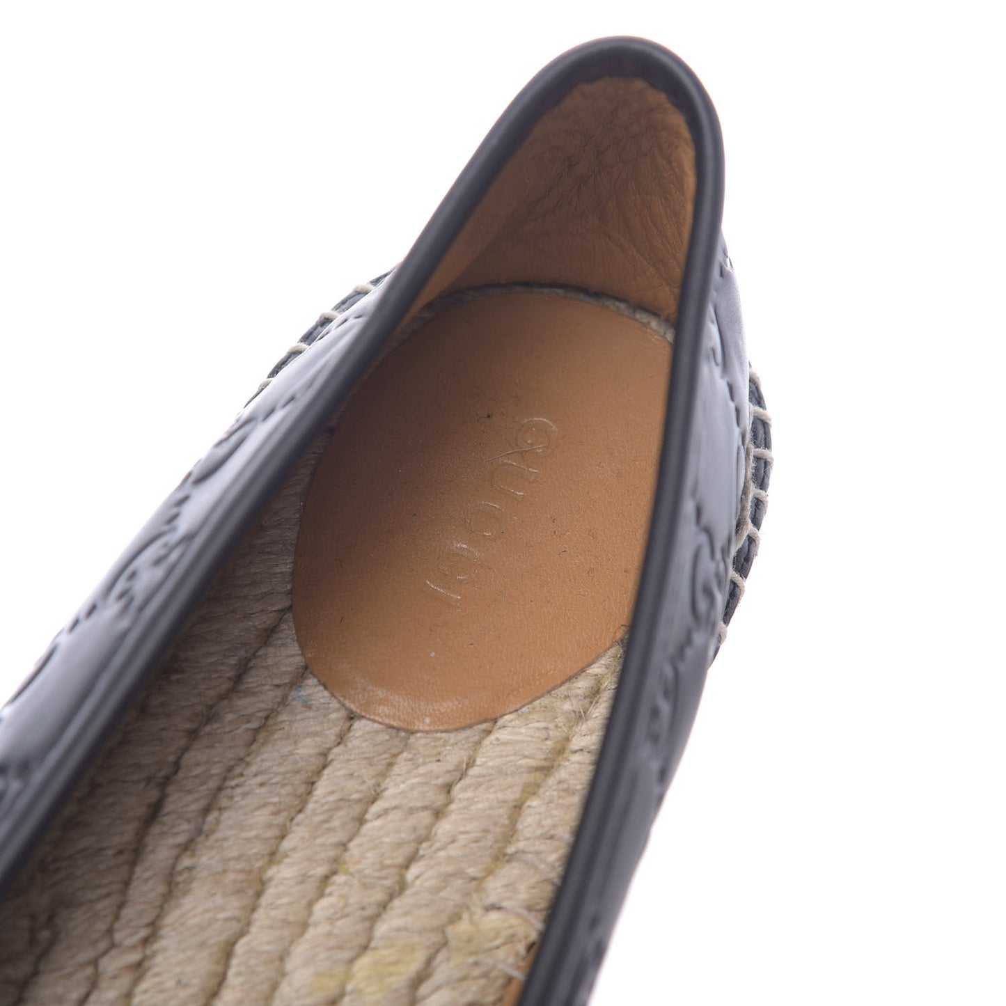 Guccissima Signature Espadrilles 40.5 Black