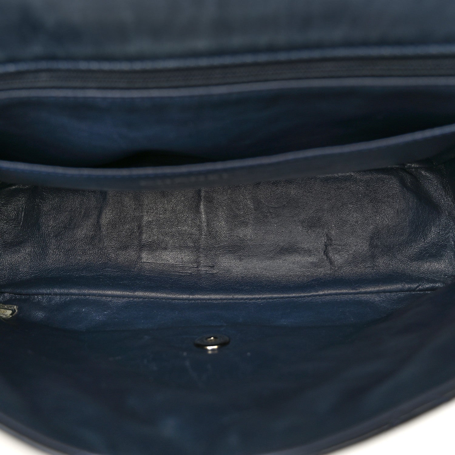 Chanel Patent Quilted Jumbo Single Flap Navy 5 of 12