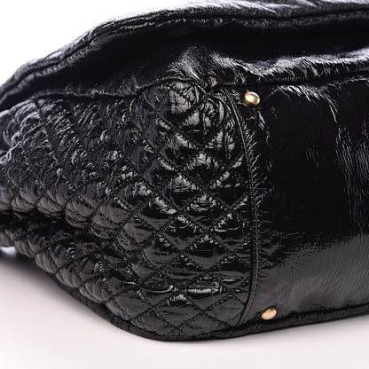 Chanel Vinyl XXL Rock and Chain Flap Black 9 of 13