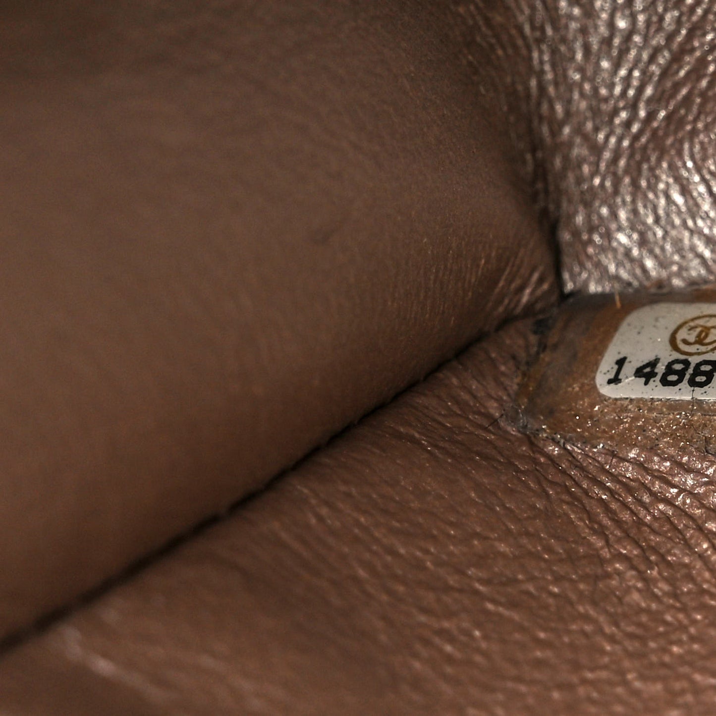 Metallic Lambskin Quilted Medium Double Flap Gold